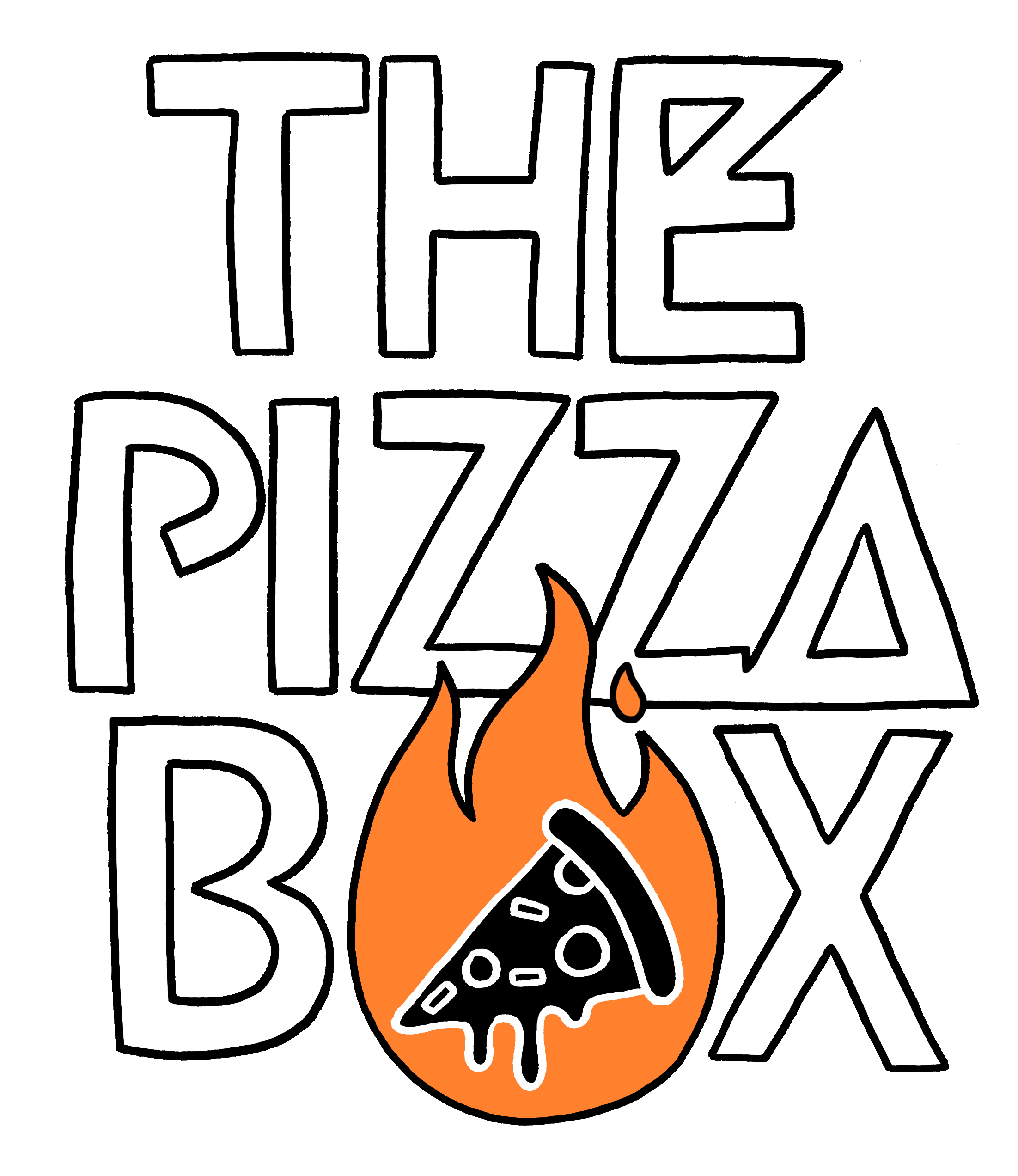 The Pizza Box - Hay On Wye Logo
